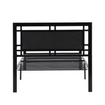 ZUN Twin Size metal bed Sturdy System Metal Bed Frame ,Modern style and comfort to any bedroom ,black W311109646