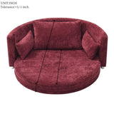 Foldable Sleeper sofa bed, Floor Chair Bed,multi-functional, circular bed, adjustable Futon W1117P174858