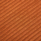 Orange Corduroy Storage Ottoman with Rubber Feet Compact Soft Cube Seat, 424244cm 31608357