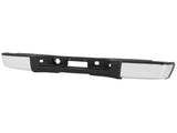 Pickup Rear Bumper Chevrolet Silverado 1500 2007-2013-Silver/Steel/No Hole 45249194