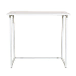 ZUN Simple Collapsible Computer Desk White 29521212