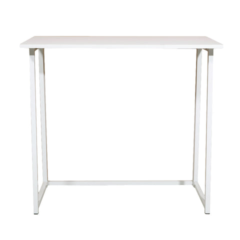 ZUN Simple Collapsible Computer Desk White 29521212