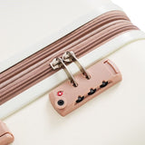 Luggage Sets 4 Piece, 20-inch with USB Port, Expandable ABS Durable Suitcase with Travel Bag, Cup 50070987