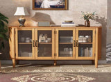 Storage cabinet at the entrance to the living and dining room, large size, 4 doors, stylish style, N780P330603N