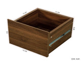 Kitchen Sideboard, Small Countertop Organizer, Tabletop Cabinet with 2 Glass Sliding Door,3 Side W331P289098