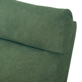 Chenille Upholstered Rocking Chair with Metal Legs and Side Storage Pocket Modern Comfort & 42228011