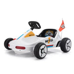 ZUN 12V Kids Ride On Go Kart, Electric 4-Wheeler Car with Remote Control, Cushioned Seat, LED Lights, W2181P201026