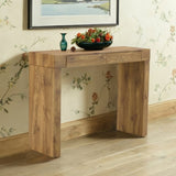 ZUN Elegant Natural Wood Grain Bar Table-50 Inches Long, a Practical Choice for Modern Homes.Wood Grain W2920P225015