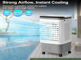 3 in 1 Portable Evaporative Cooler,720R,Indoor,Outdoor,461CFM Air Cooler with remote,Copper 63438621