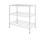 3-Tier Wire Shelving Rack, Chrome, 750 lb Capacity 64485789