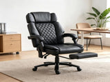 Massage Office Chair, 400lbs Capacity Desk Chair with Heat, Adjustable Headrest, Reclining & 97942172