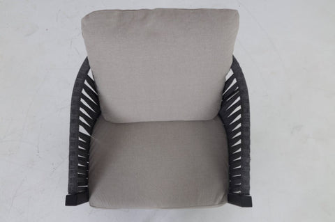 ZUN Outdoor Swivel Rocker Chair, High Back Swivel Patio Chairs Wicker Furniture, 1PC Rattan Swivel W349P147931