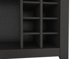 DEPOT E-SHOP Mojito Bar Cabinet, One Open Drawer, One Open Shelf, Black B097133096