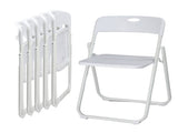 6 Pack Plastic Folding Chairs, Stackable Commercial Chairs, Portable Event Seats Indoor Outdoor for 85996051