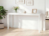 48" Solid Wood Leg Console Table, Narrow Farmhouse Entryway Table for Hallway & Sofa - White 27486499