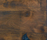 Classic Transitional Design Nightstand Burnished Finish Solid Rubberwood Bedroom Side Table Rustic B01146196