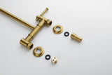 Pot Filler Faucet Wall Mount Pot Filler Faucet, Modern Brass Pot Filler Two-Attachment Wall Mount W928104083