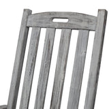 Wooden Oversized Porch Rocker Chair With Wide Seat and Tall Backrest,High Back Smooth Rocking Chairs 21024321