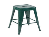 24 Inch Counter Height Stool, Backless Metal Bar Stools Set of 4, Non-Stackable, Detachable & Easy B347P471108