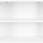 ZUN Kitchen Storage Cabinet with Adjustable Shelves, Racks and Doors, Freestanding Kitchen Hutch W331P205661