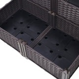 4 Piece Raised Garden Bed with Legs, Self-Watering Planter Box Raised Bed to Grow Flowers, Herbs & W465P187484