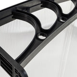HT-100 x 96cm Household Application Door & Window Rain Cover Eaves Black Holder 29975683