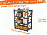 31.5''W Heavy Duty Storage Shelves, 2500LBS Metal Garage Shelving Units, 4 Tier Adjustable Large 77992149