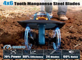 Cordless Tiller Cultivator,800W Electric Cordless Tiller Cultivator, 21V Battery Powered Soil Tiller 99957180