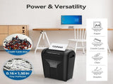 12-Sheet Paper Shredder for Home, Quiet Cross Cut Shredders, P-4 Ultra Security, 4.5 Gal Bin, Shred 95940306