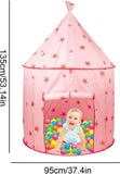 Children Play Princess Tent Pink - Tent for Girl Castle Indoor/Outdoor Foldable with Carry Case 90661501