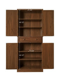 ZUN 4 Door Cabinet with 1 Drawer, with 4 Adjustable Inner Shelves, Storage Cabinet W688141543