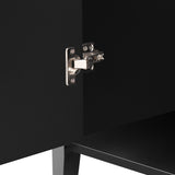 Featured Three-door Storage Cabinet with Metal Handles, Suitable for Corridors, Entrances, Living WF308089AAB