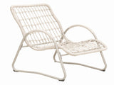 Outdoor Patio Lounge Chair Iron Frame & Plastic Wicker W3990P462687