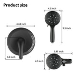 Classic High Pressure Single Handle 6-Spray Patterns Rain shower Head with Handheld Shower W121942870