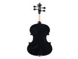 GV102 4/4 Solid Wood EQ Violin Case Bow Violin Strings Shoulder Rest 20688913