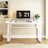 ZUN L39.3inch Computer Desk Modern Simple Style Desk for Home Office, Small Writing Table Study Corner W2781P191991