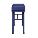 ZUN Blue Writing Desk with 1 Drawer B062P185678