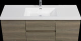 60" Floating Bathroom Vanity with Sink, Modern Wall-Mounted Bathroom Storage Vanity Cabinet with W1573P152705