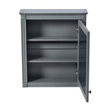 24'' x 27'' Wall Mounted Bathroom Storage Cabinet with Mirror, Medicine Cabinet with Height N710P195492E