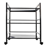 Widen 3 Tiers Multi-functional Storage Cart Black 09550245