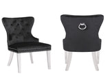 Erica with stainless steel Legs Black 808857623171