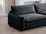Ottoman Footstool in Corduroy Fabric, Can be Used with 2 Seater Sofas, 3 Seater Sofas and 4 Seater W714P185486