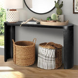 60'' Thick Top Entryway Table, Curved Legs, Support The Installation Of Inward-facing Or W1445P225047