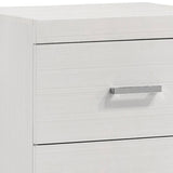 White 2-drawer Nightstand B062P181342