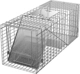 32" Live Animal Cage Trap Heavy Duty Steel Catch Humane Rodent Cage w/Iron Door 76222927