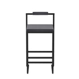 Bar Stools Upholstered Velvet Counter Height Barstools for Kitchen Island Set of 2 Modern Dining W1757P310421