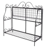 Paint With Lace Three-Tier Plant Stand Black 26856856