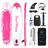 ZUN Inflatable Stand Up Paddle Board 11'x34"x6" With Accessories W1440P192256