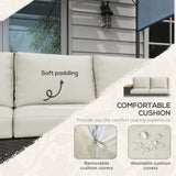 Rattan Three-Seat Sofa 48648870