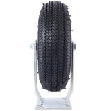 4PCS 10IN CASTER pneumatic tire, Caster Wheel, Swivel Plate, Steel Hub with W465130466